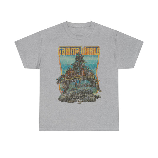 Gamma World 1978 Science Fantasy Role Playing Video Game T-shirt