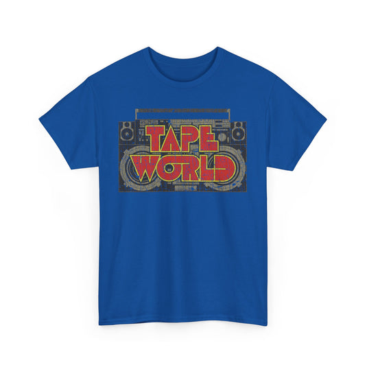 Tape World Boombox 1978 Mall Music Store T-shirt