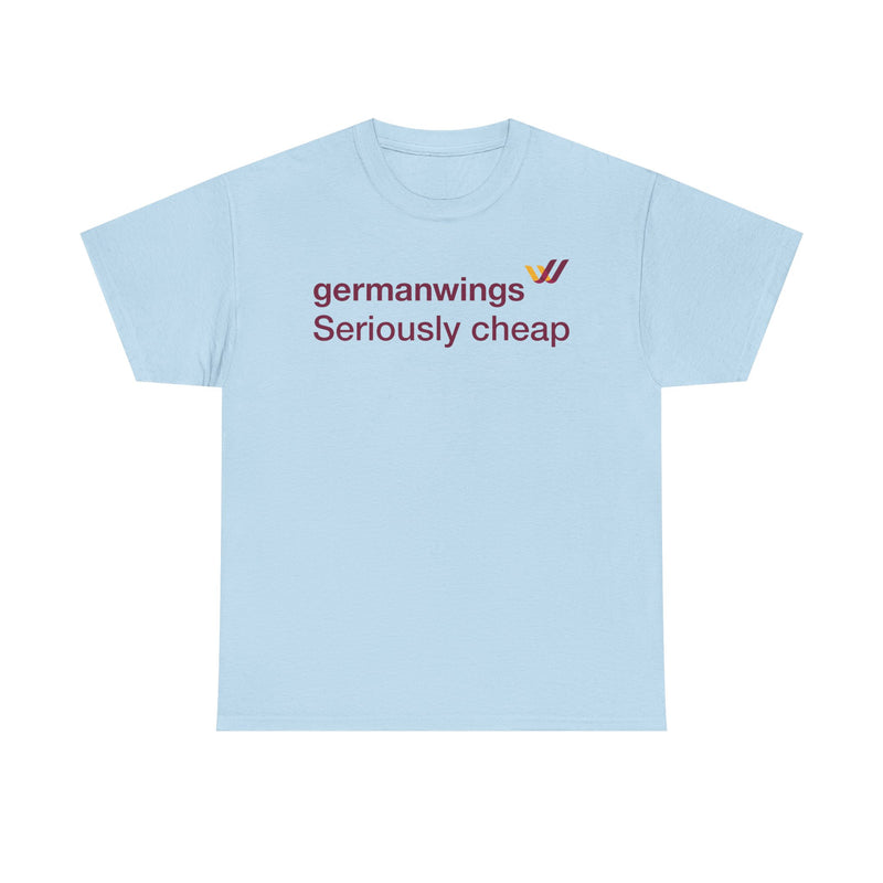 Load image into Gallery viewer, Germanwings Seriously Cheap Lufthansa Subsidiary Vintage Logo T-shirt
