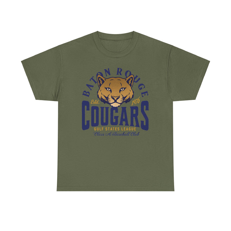 Load image into Gallery viewer, Baton Rouge Cougars Est 1976 Louisiana Baseball Team T-shirt
