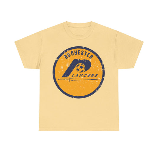 Rochester Lancers Logo New York Soccer Team T-shirt