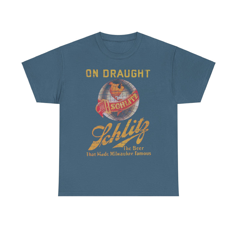 Load image into Gallery viewer, Schlitz Beer Milwaukee on Draught Wisconsin Brewery T-shirt
