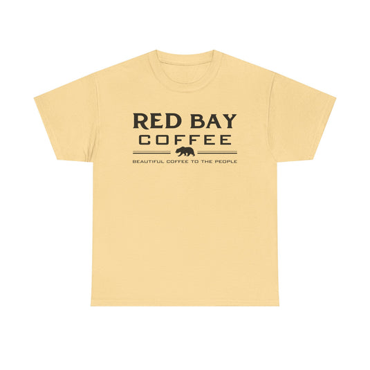 Red Bay Coffee T-Shirt Defunct Coffee Roaster Bankrupt Company Logo Tee