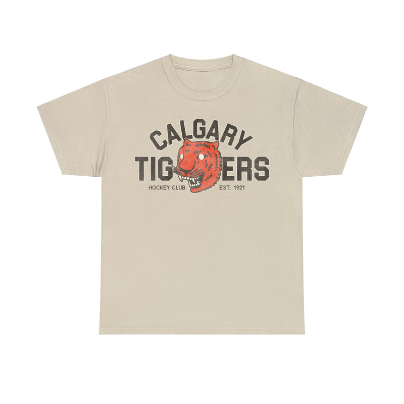 Load image into Gallery viewer, Calgary Tigers Hockey Team Nostalgic Logo T-shirt
