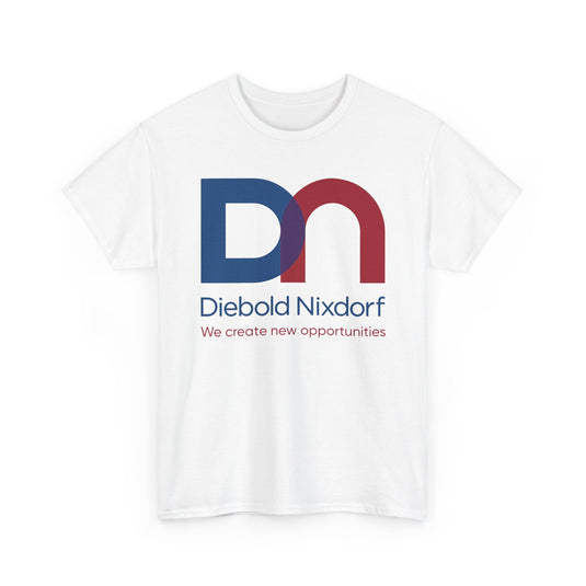 Diebold Nixdorf T-Shirt - Bankrupt ATM Company Logo Tee - Financial Tech