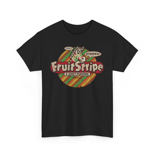 Fruit Stripe 1960 Yipes Stripes Flavor Chewing Gum Zebra T-shirt