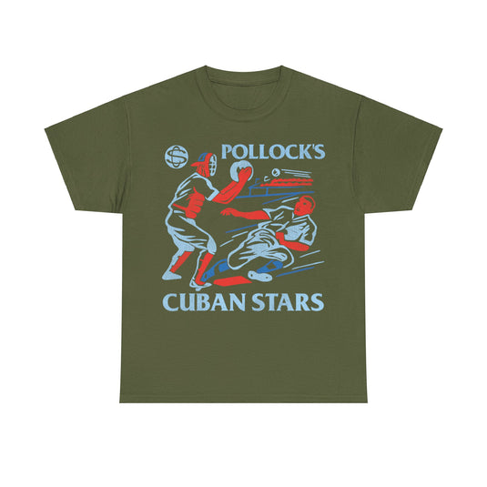 Cuban Stars Nostalgic Retro Baseball Team T-shirt