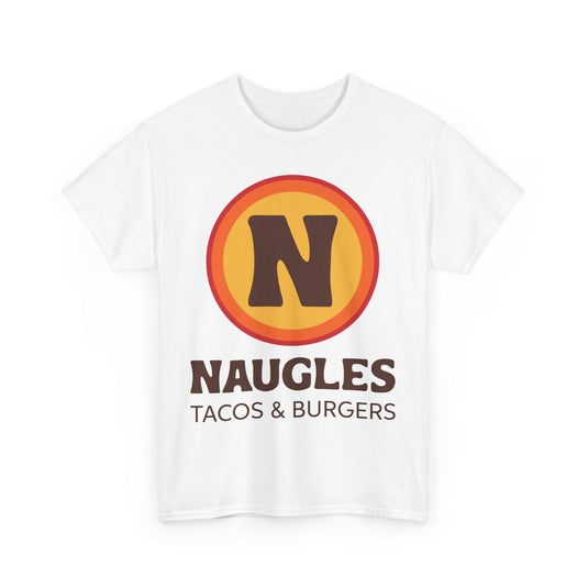Naugles Tacos & Burgers Vintage Fast Food Logo Restaurant T-Shirt