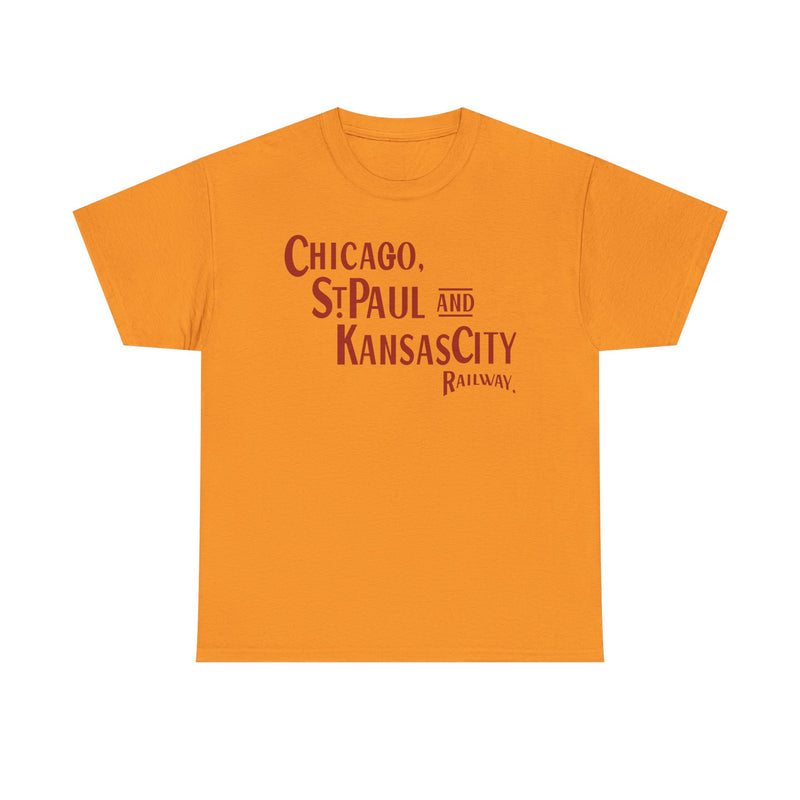 Load image into Gallery viewer, Chicago St Paul Kansas City Railway Railroad Logo Vintage T-Shirt
