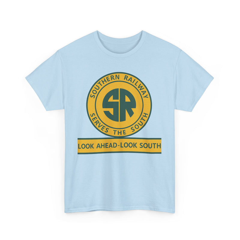 Load image into Gallery viewer, Southern Railway Serves The South Vintage Railroad Logo T-Shirt
