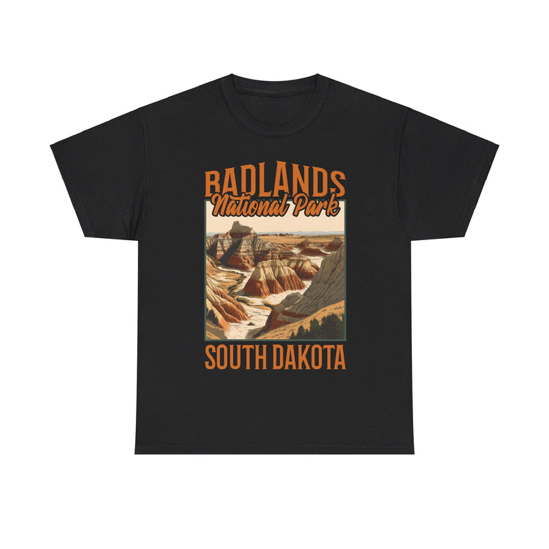 Load image into Gallery viewer, Badlands National Park South Dakota Poster Print T-shirt
