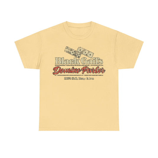 Black Gails Domino Parlor Deep Ellum Texas T-shirt