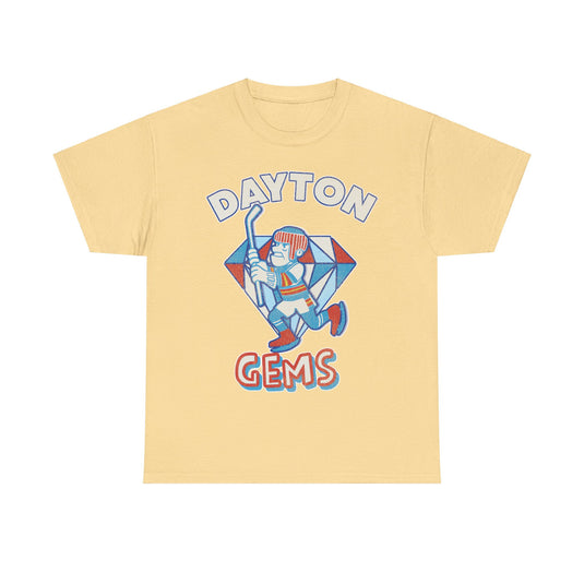 Dayton Gems Ohio Logo Hockey Team T-shirt