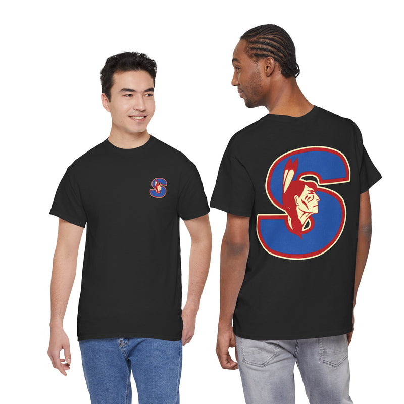 Load image into Gallery viewer, Springfield Indians Hockey Team Nostalgic 2 sided T-shirt
