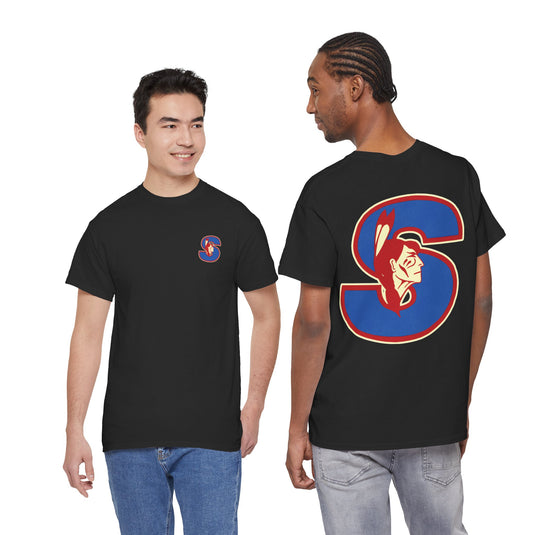 Springfield Indians Hockey Team Nostalgic 2 sided T-shirt
