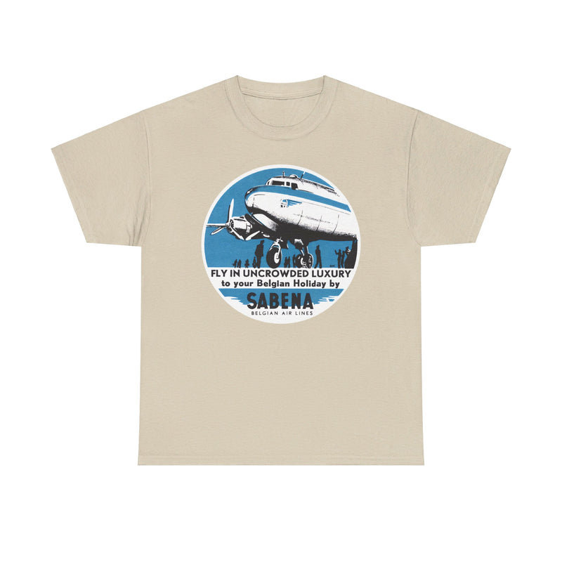 Load image into Gallery viewer, Belgium Sabena Airlines Retro Nostalgic T-shirt
