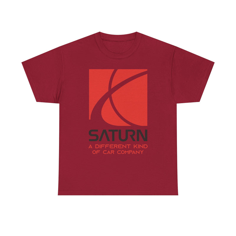 Load image into Gallery viewer, Saturn A Different Kind of Car Company Red S Logo T-shirt
