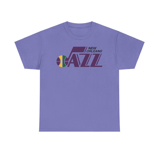 New Orleans Jazz Louisiana Basketball 1974-1979 T-shirt