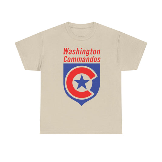 Washington Commandos Arena Football 1987 1990 T-shirt