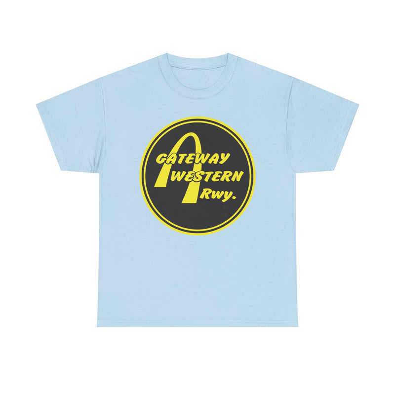 Load image into Gallery viewer, Gateway Western Railway Vintage Railroad Train Logo T-Shirt

