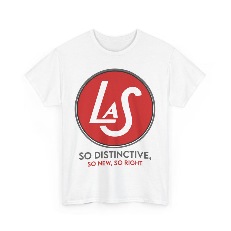 Load image into Gallery viewer, LaSalle So Distinctive So New So Right Red Circle Logo T-shirt
