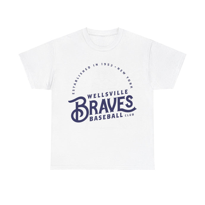 Wellsville Braves Est 1953 New York Baseball T-shirt