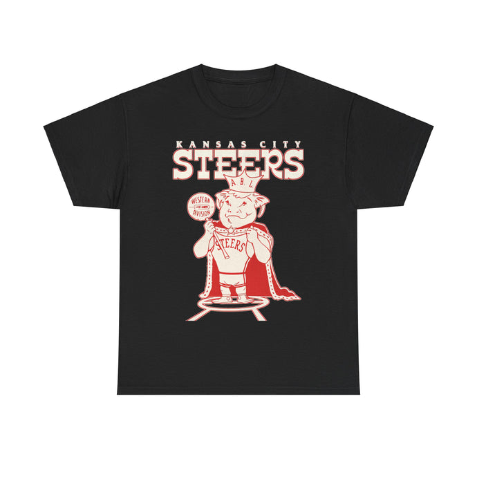 Kansas City Steers Basketball Team Nostalgic Retro T-shirt