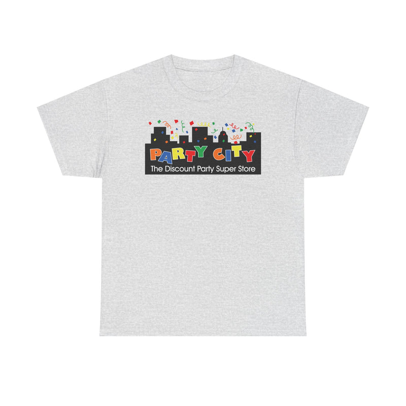 Load image into Gallery viewer, Party City T-Shirt Bankrupt Party Supply Store Vintage Logo Tee
