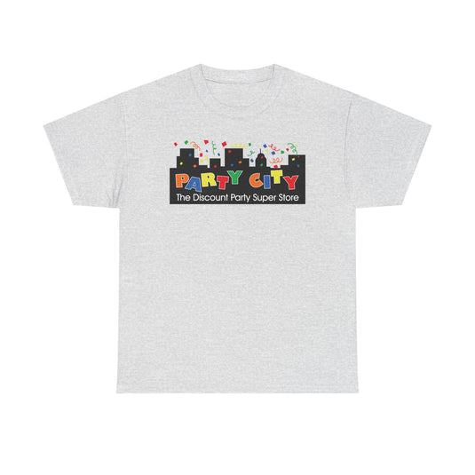 Party City T-Shirt Bankrupt Party Supply Store Vintage Logo Tee