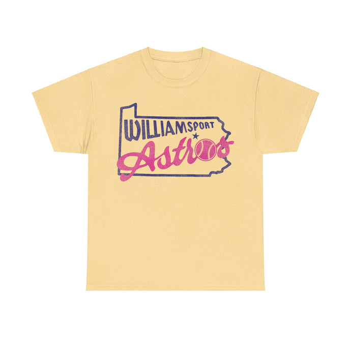 Williamsport Astros Nostalgic Retro Baseball Team T-shirt