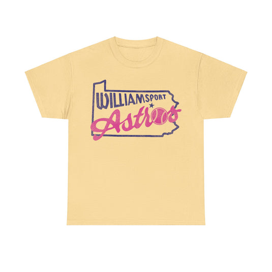 Williamsport Astros Nostalgic Retro Baseball Team T-shirt