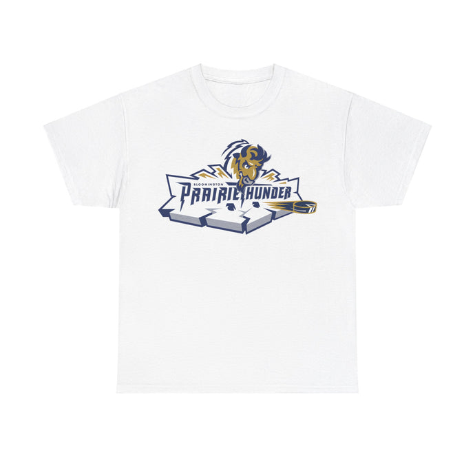 Bloomington Prairie Thunder Logo Illinois Hockey Team T-shirt