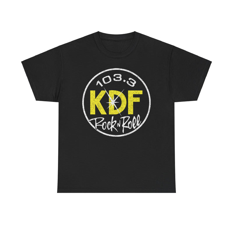 Load image into Gallery viewer, KDF 103 Pure Rock 1970 Radio Station Nostalgic T-shirt
