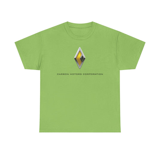 Carbon Motors Corporation Concept Police Car Diamond Logo T-shirt