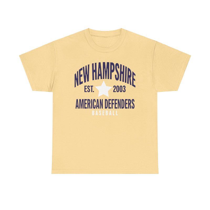 Load image into Gallery viewer, American Defenders of New Hampshire Est 2003 Baseball T-shirt
