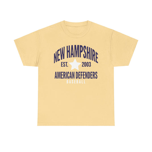 American Defenders of New Hampshire Est 2003 Baseball T-shirt