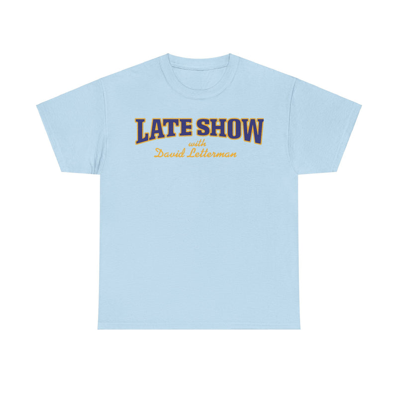 Load image into Gallery viewer, Late Show David Letterman TV Show Nostalgic T-shirt
