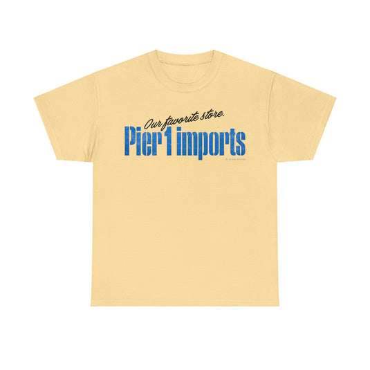 Pier 1 Imports Retail Store Nostalgic Retro Logo T-shirt