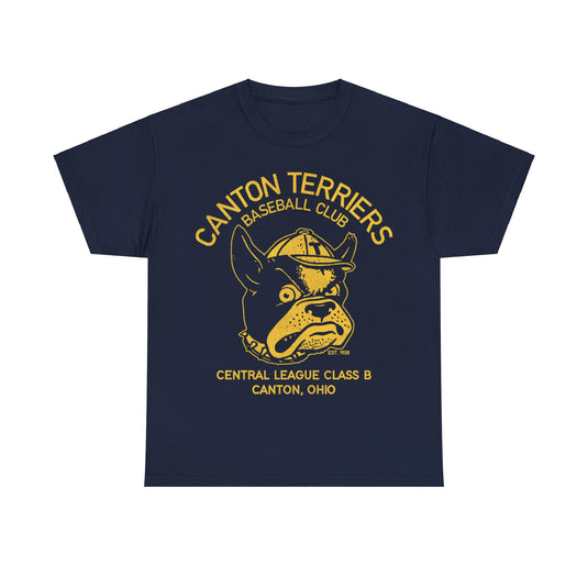 Canton Terriers Nostalgic Retro Baseball Team T-shirt