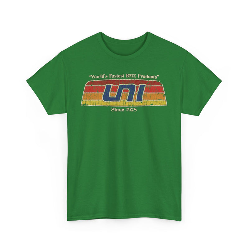 Load image into Gallery viewer, UNI BMX 1978 California Bicycle Seats Racing T-shirt
