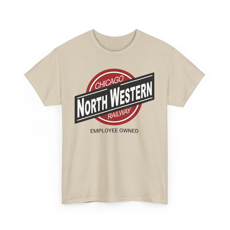 Load image into Gallery viewer, Chicago NorthWestern Employee Owned Railway Railroad Illinois Logo T-Shirt
