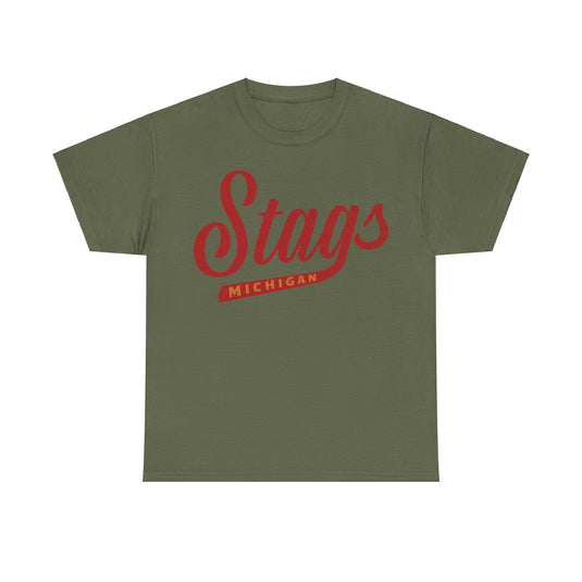 Michigan Stags WHA Hockey Team T-shirt