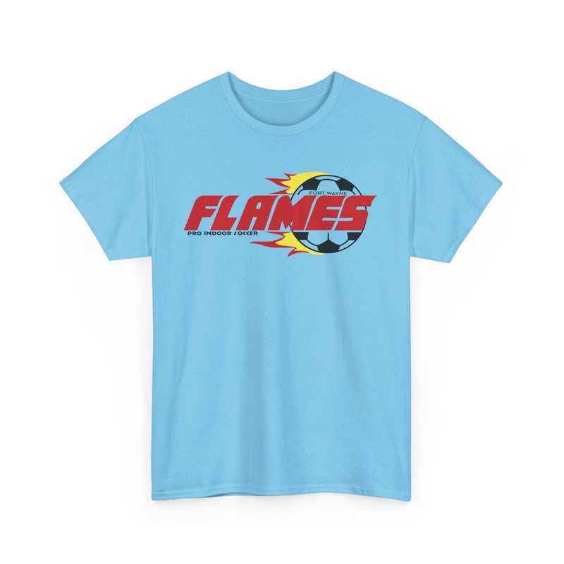 Load image into Gallery viewer, Fort Wayne Flames Indiana American Indoor Soccer Association 1986-1989 T-shirt
