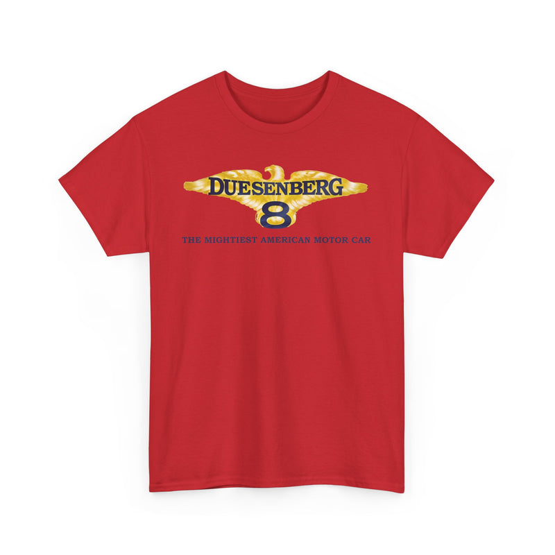 Load image into Gallery viewer, Duesenberg 8 The Mightiest American Motor Car Eagle T-shirt
