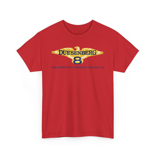 Duesenberg 8 The Mightiest American Motor Car Eagle T-shirt
