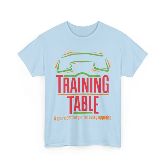 Training Table Gourmet Burger Vintage Restaurant Logo Chain T-Shirt