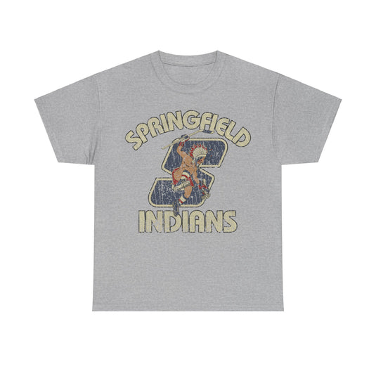 Springfield Indians Hockey 1974 Nostalgic T-shirt