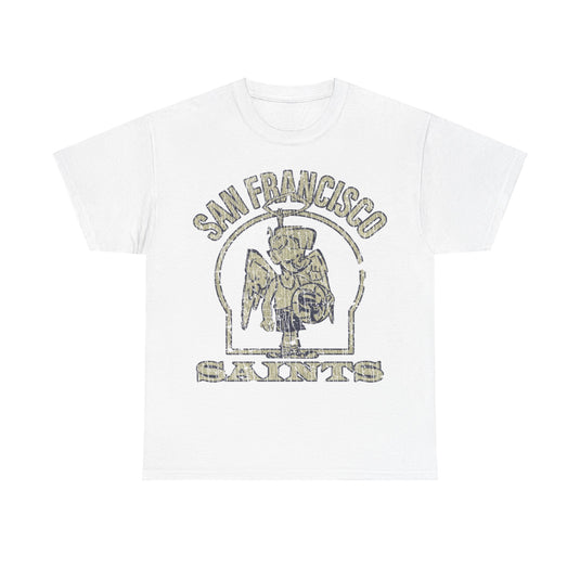 San Francisco Saints 1961 Basketball Distressed Print T-shirt