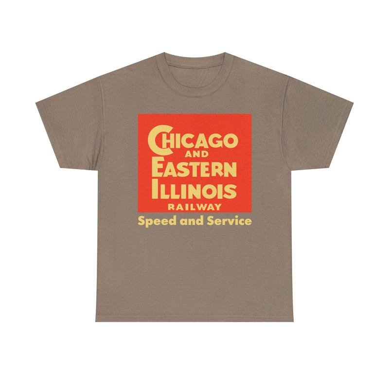 Load image into Gallery viewer, Chicago Eastern Illinois Speed Service Railroad Logo Train T-Shirt
