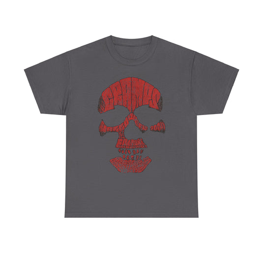 The Cramps Halloween Red Skull Logo T-shirt